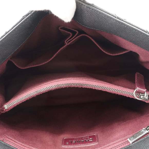 CHANEL Coco Top Handle Medium Caviar Leather Bag - Picture 10 of 10